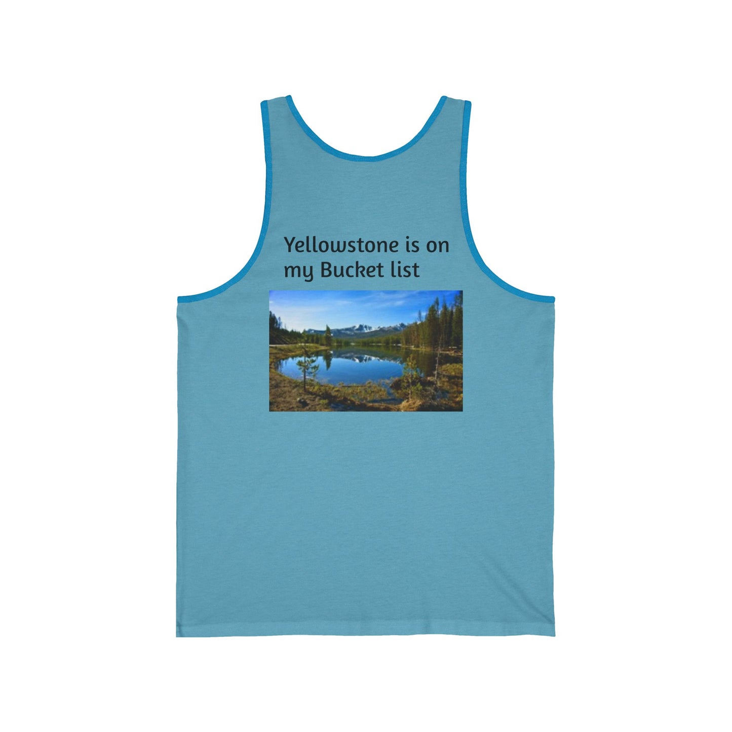 Camiseta unisex de aventura en el Parque Nacional de Yellowstone: diseño vintage y personalizable