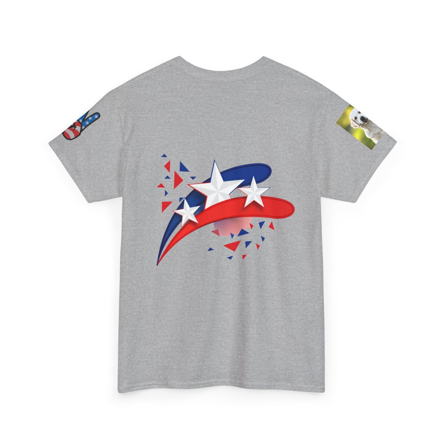 Statue of Liberty Cotton T-shirt | Unisex Independence Day Shirt, Patriotic Apparel, USA Graphic Tee, 4th of July T-Shirt, American Pride Top