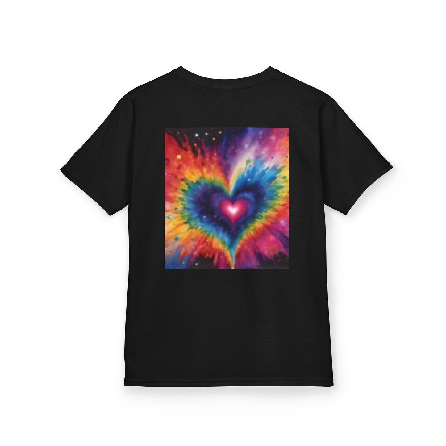 Great Family Colorful Heart T-shirt Teenagers🤟🦋✨😁🌍