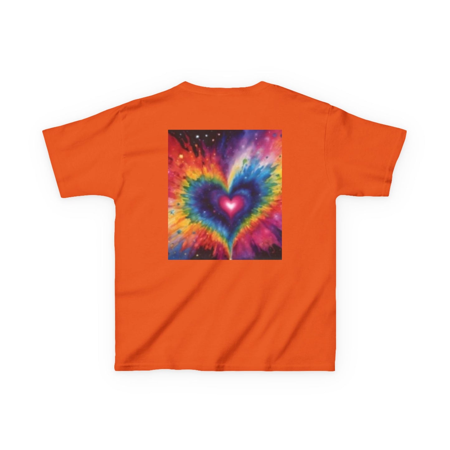 Great Family Colorful Heart T-shirt Teenagers🤟🦋✨😁🌍