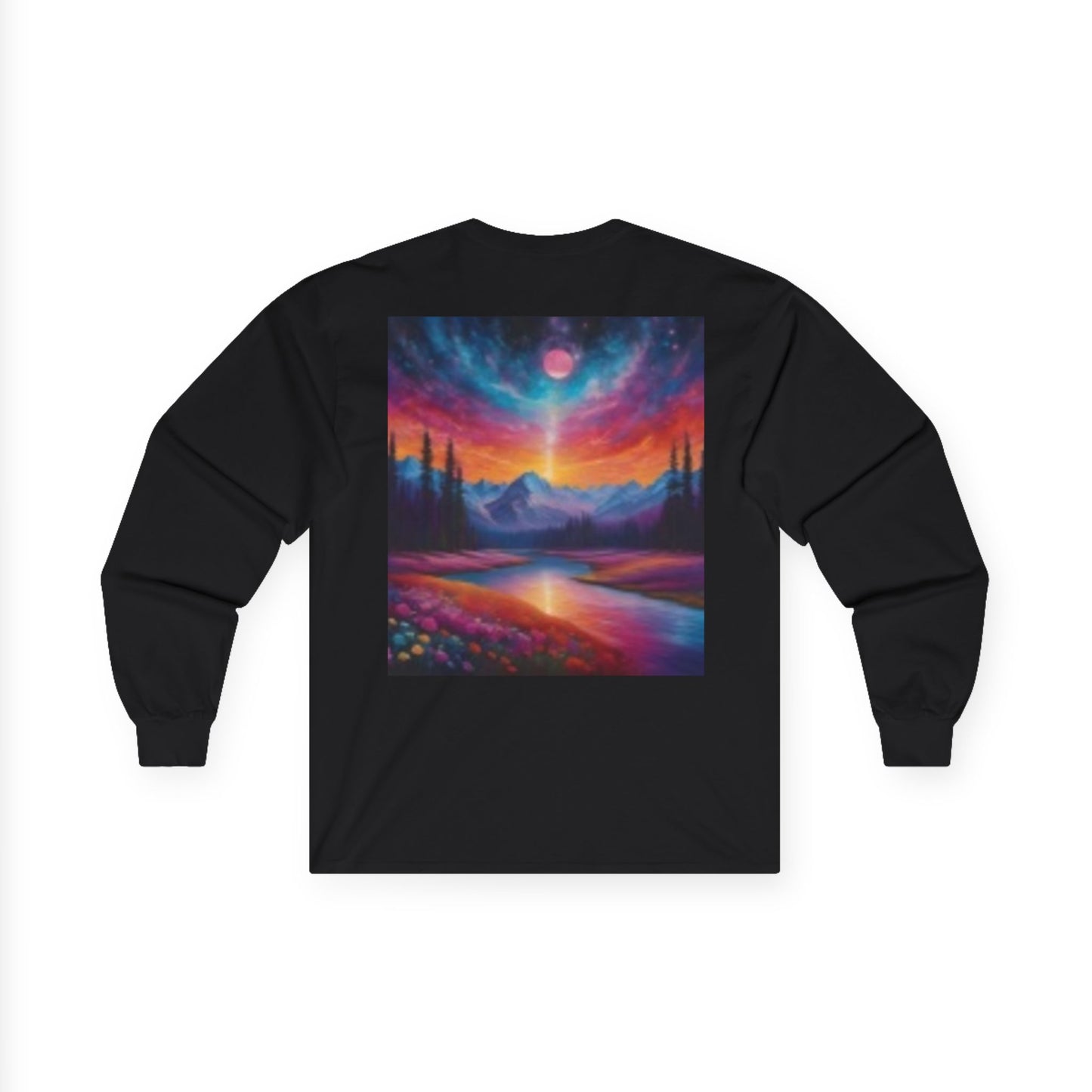 Camiseta de manga larga "Aventura al atardecer": arte gráfico impresionante para amantes de la naturaleza