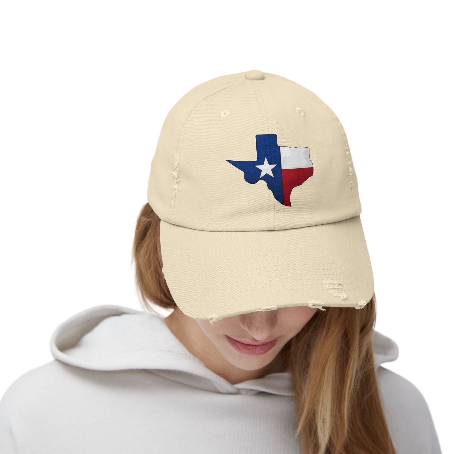 Gorra desgastada de Texas - Gorra unisex estilo vintage