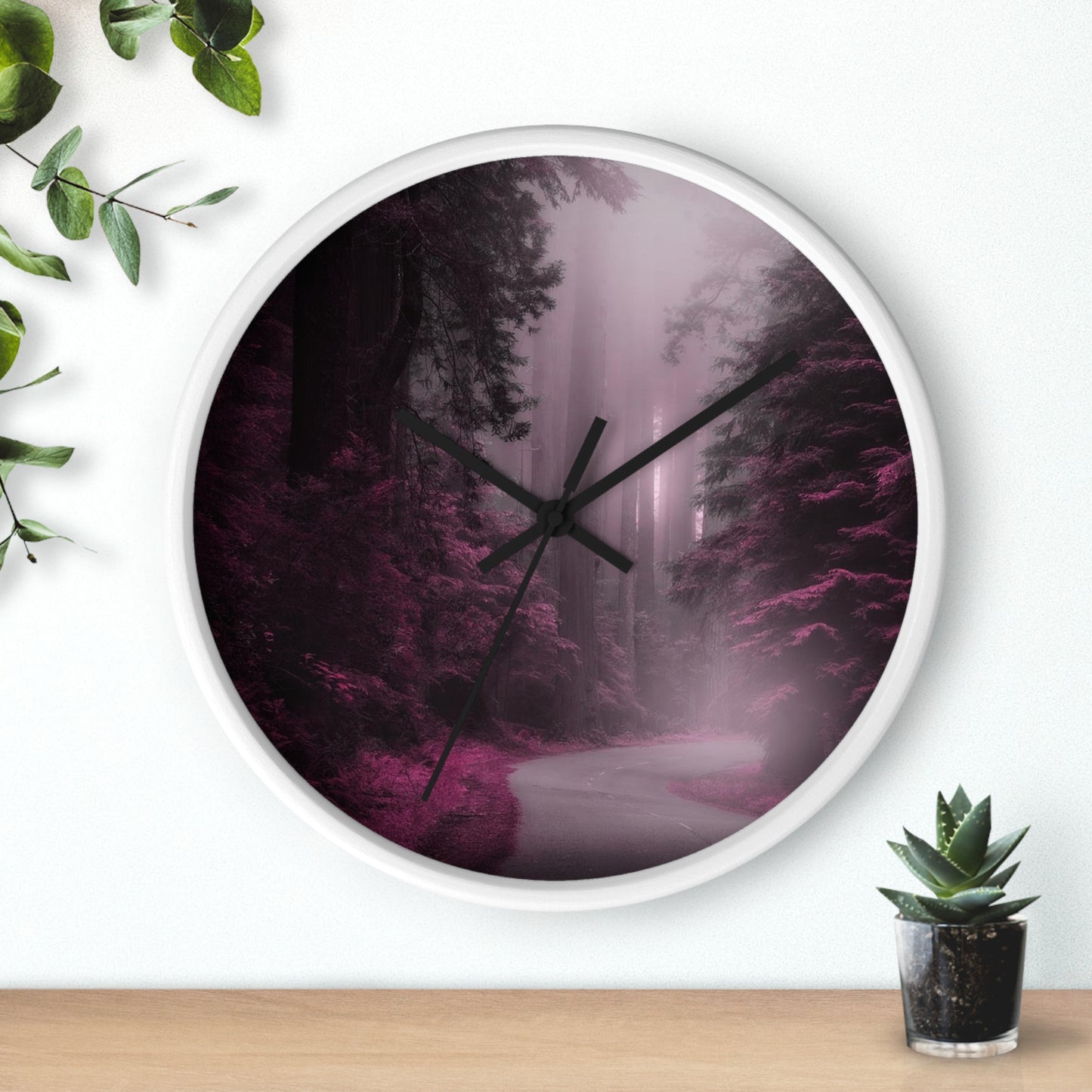 Reloj de pared Purple Wilderness So Beautiful