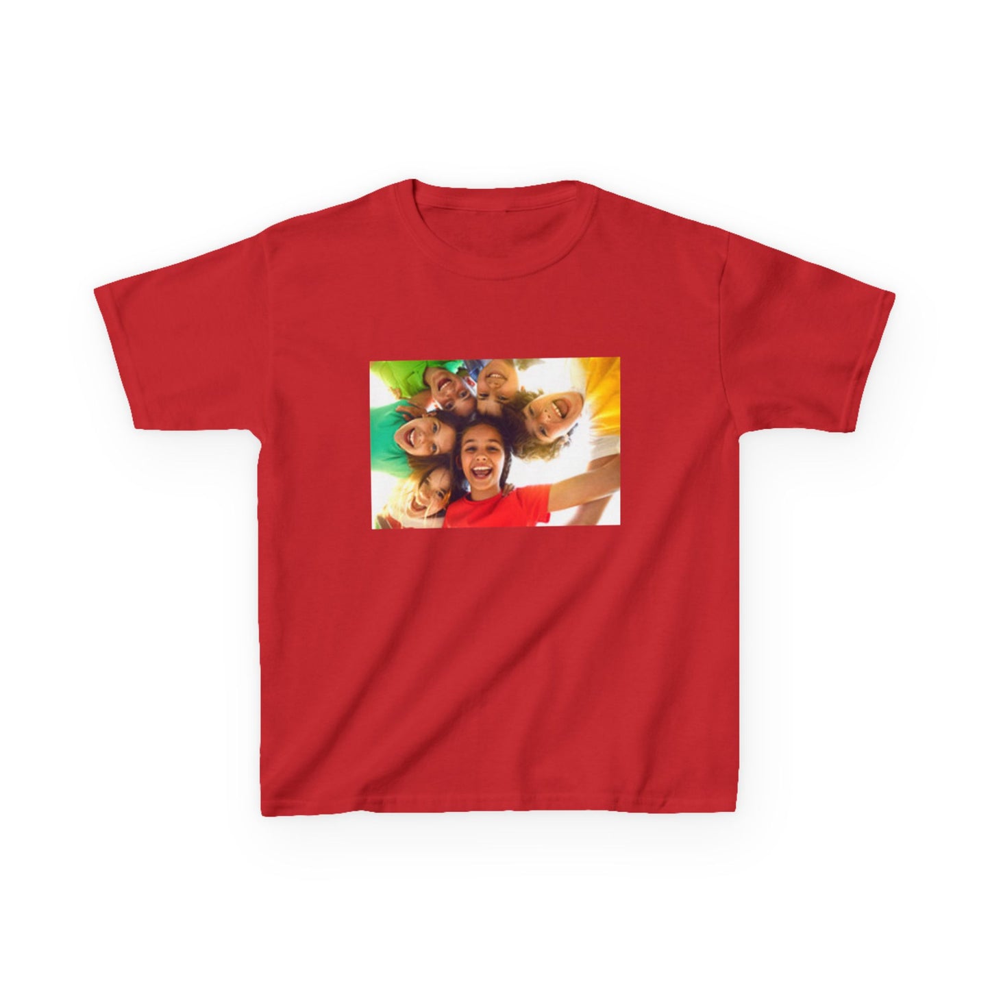 Colorful Fun Kids & Happy Face Tee - Playful Cotton T-Shirt for Summer Adventures, Birthday Gifts, Family Gatherings, Everyday Wear, Back-to-School