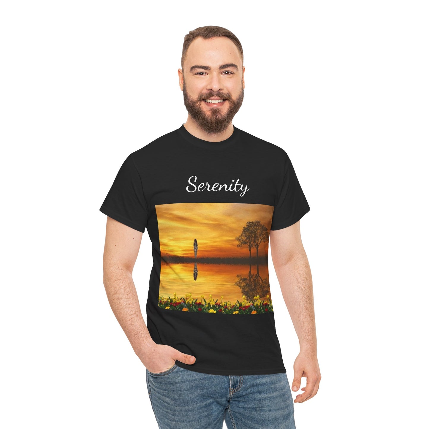 Camiseta Sunset Serenity...¡Veamos 1.000 atardeceres alrededor del mundo!