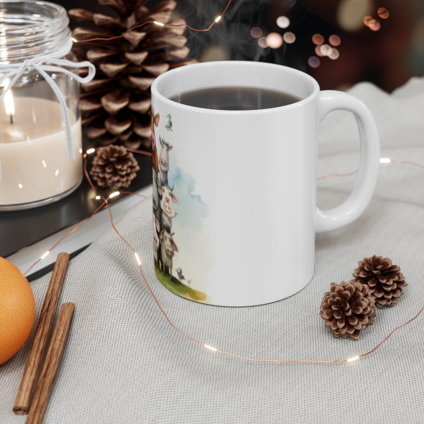 Taza 11oz Animales
