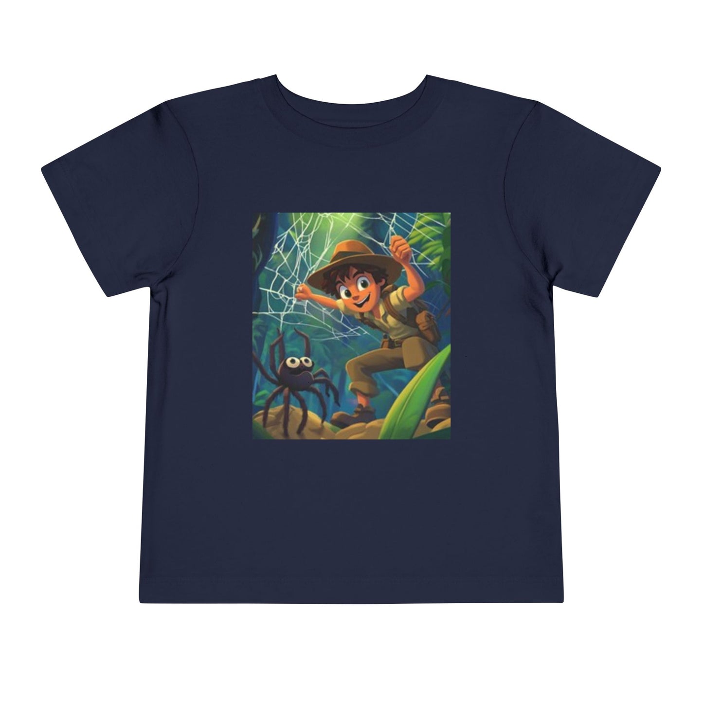 Camiseta de Explorador de Aventuras para Niños Pequeños: Diseño Divertido de Araña para Pequeños Aventureros