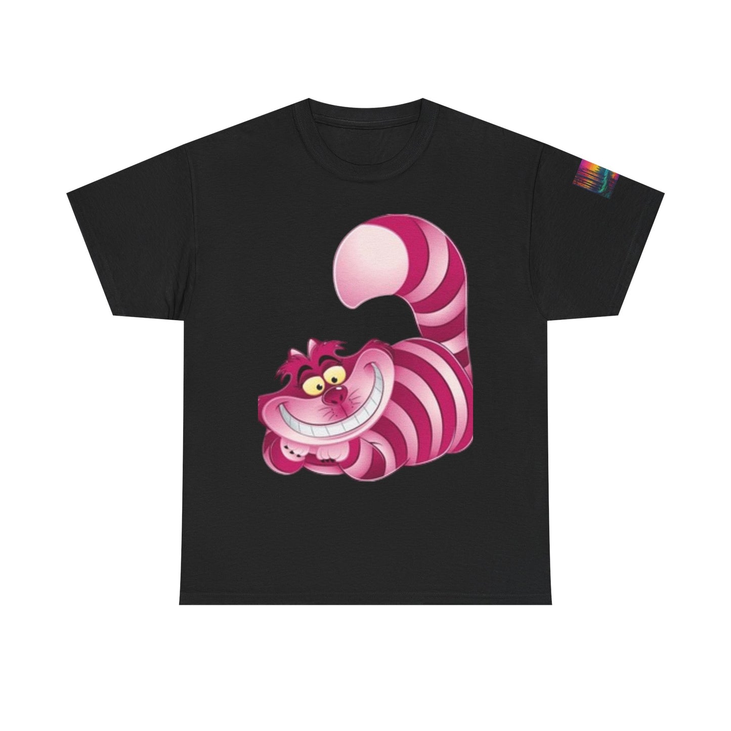 Chestire Cat Colorful Flower T-shirt