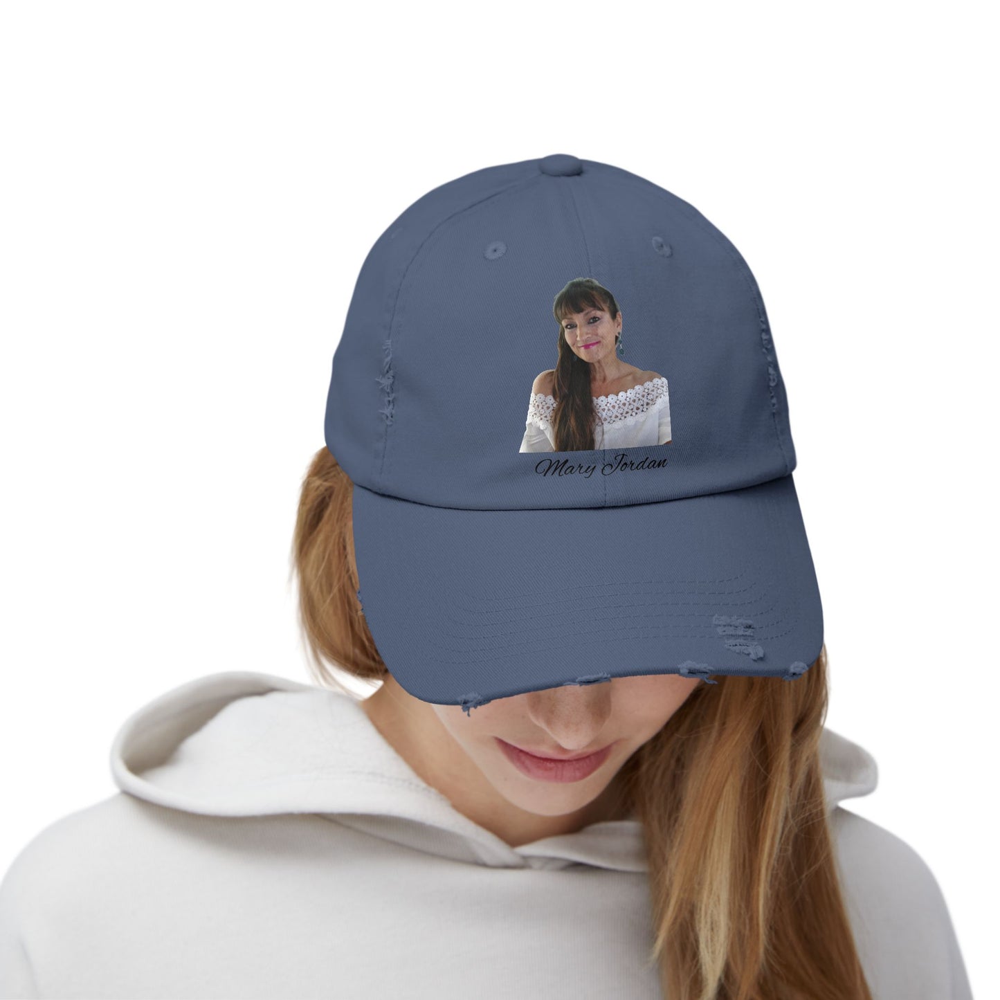Gorra desgastada con la imagen de Mary Jordan ¡Sintiéndose fabulosa!