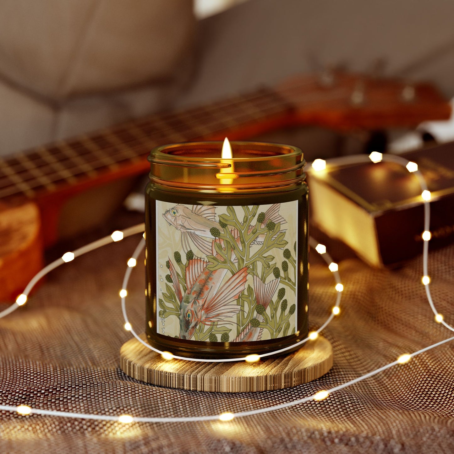 Velas perfumadas, cera de coco y albaricoque (4 oz, 9 oz)