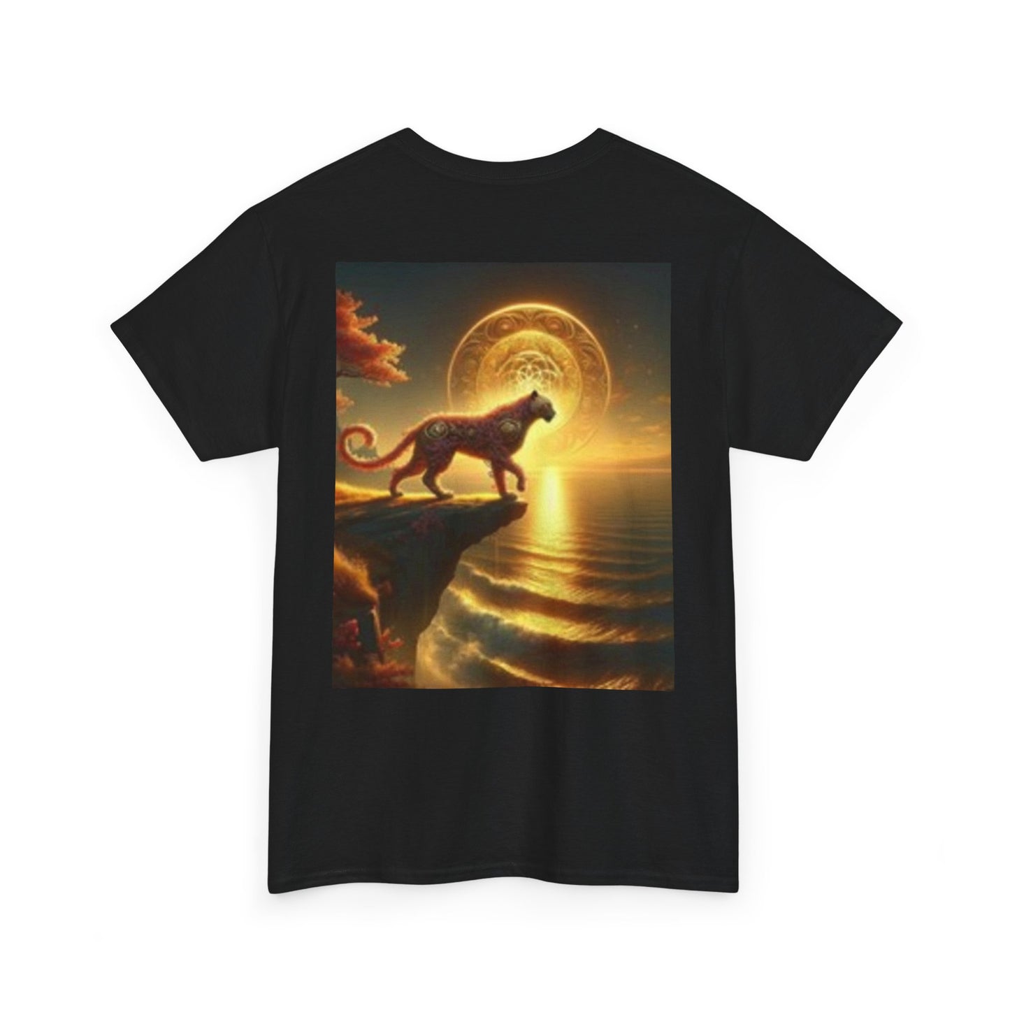 Camiseta Tallas grandes Tigre al borde del acantilado al atardecer ¡Hermosa! Texas ¡Me encantó esta camiseta!