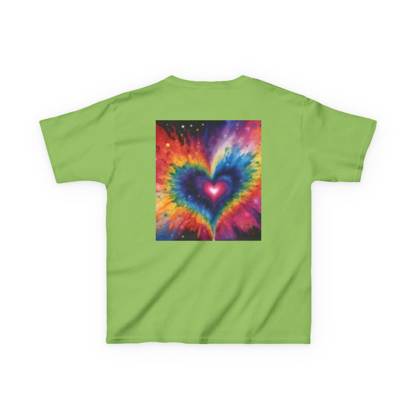 Great Family Colorful Heart T-shirt Teenagers🤟🦋✨😁🌍