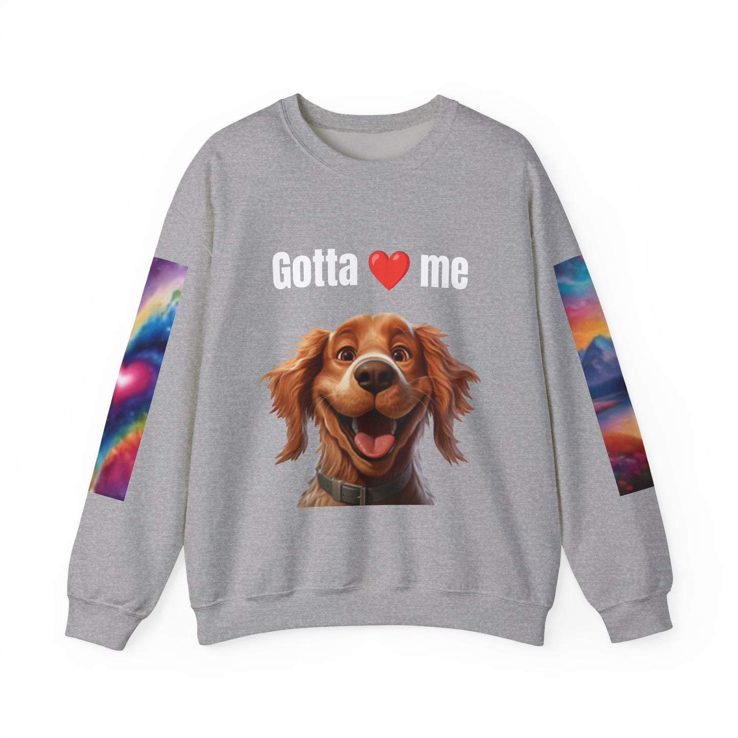 Dog Lover Cat Spider Crewneck Sweatshirt, Gotta Love Me Sweatshirt, Funny Pet Gift, Cozy Dog Sweatshirt, Unisex Animal Lover Apparel