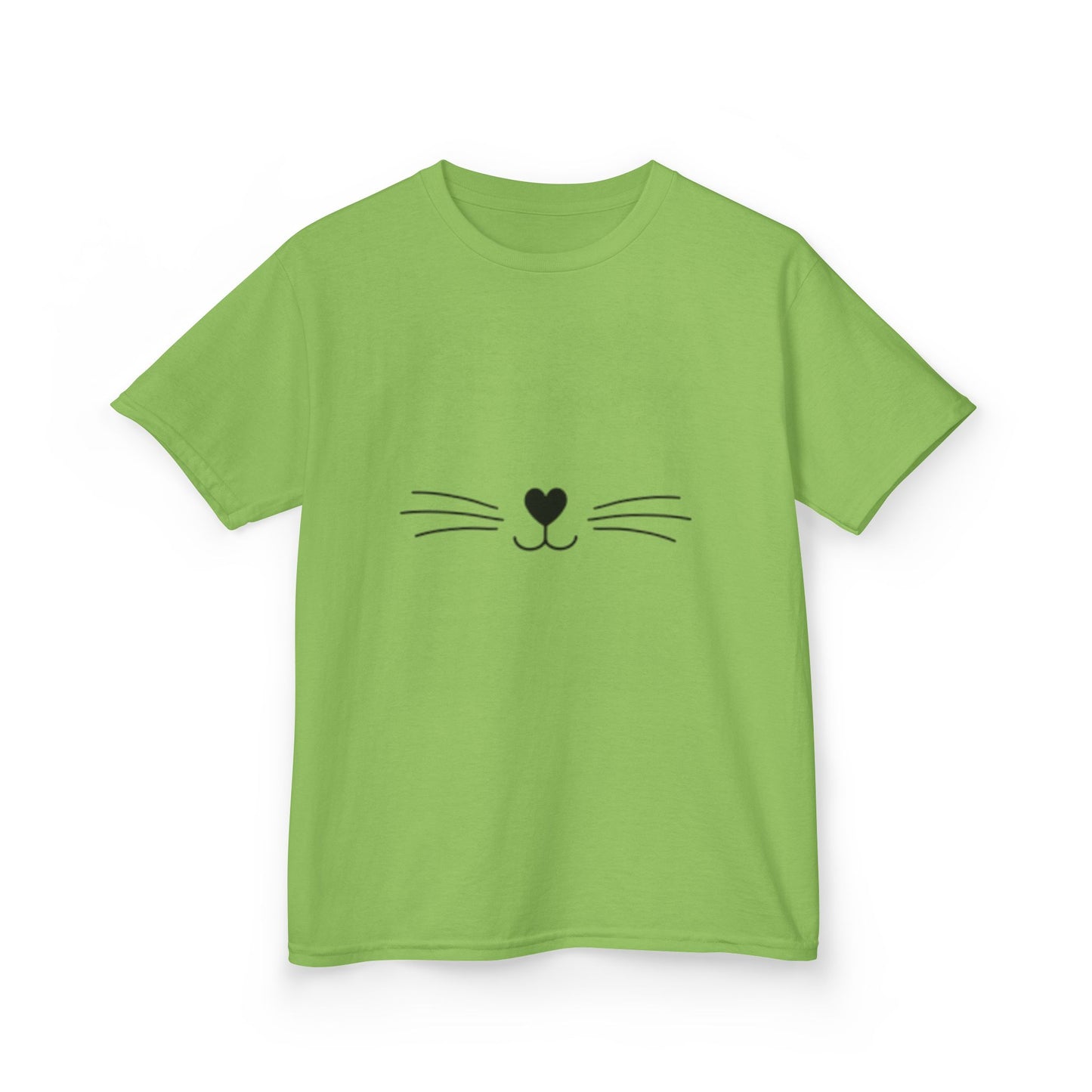 Kids Heavy T-shirt Cat Nose Whiskers