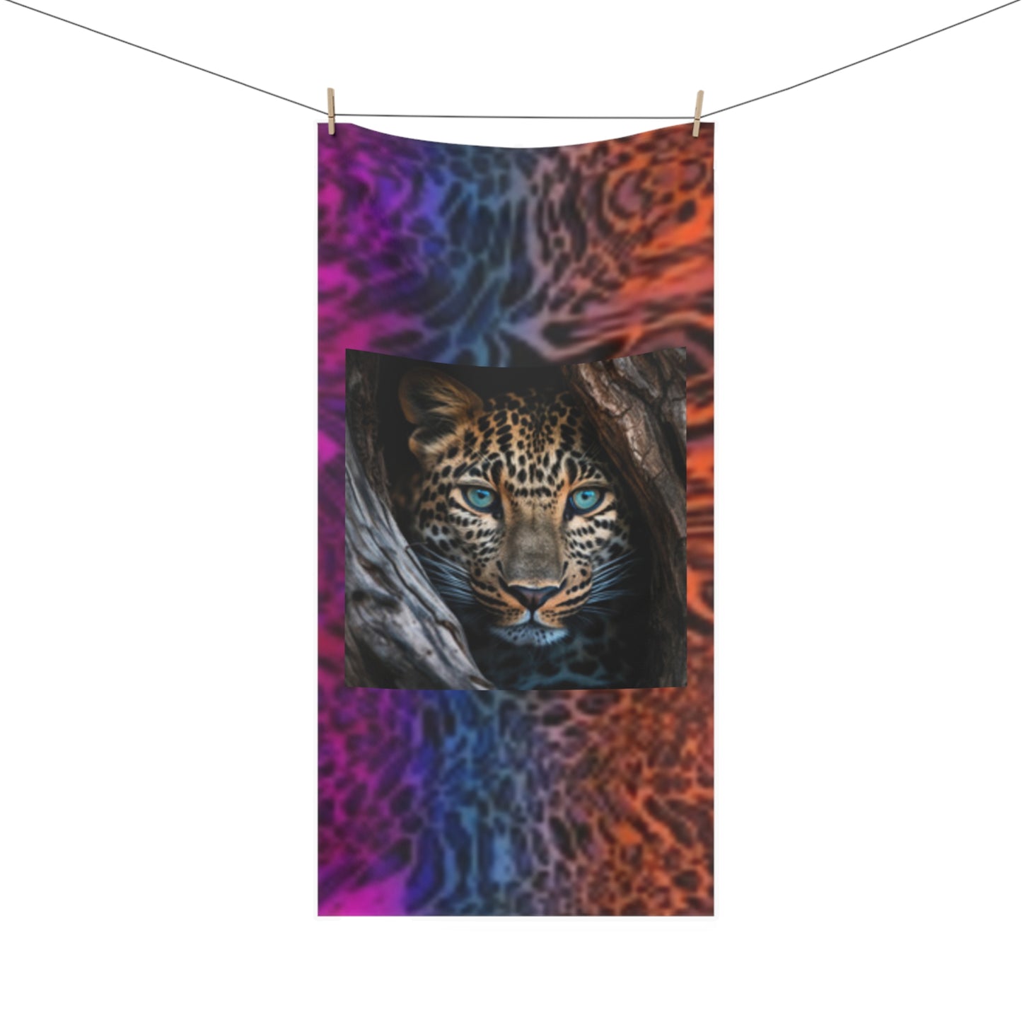 Vibrant Leopard & Animal Print Towel - Beach, Bath, Spa, Gift for Animal Lovers, Colorful Decor