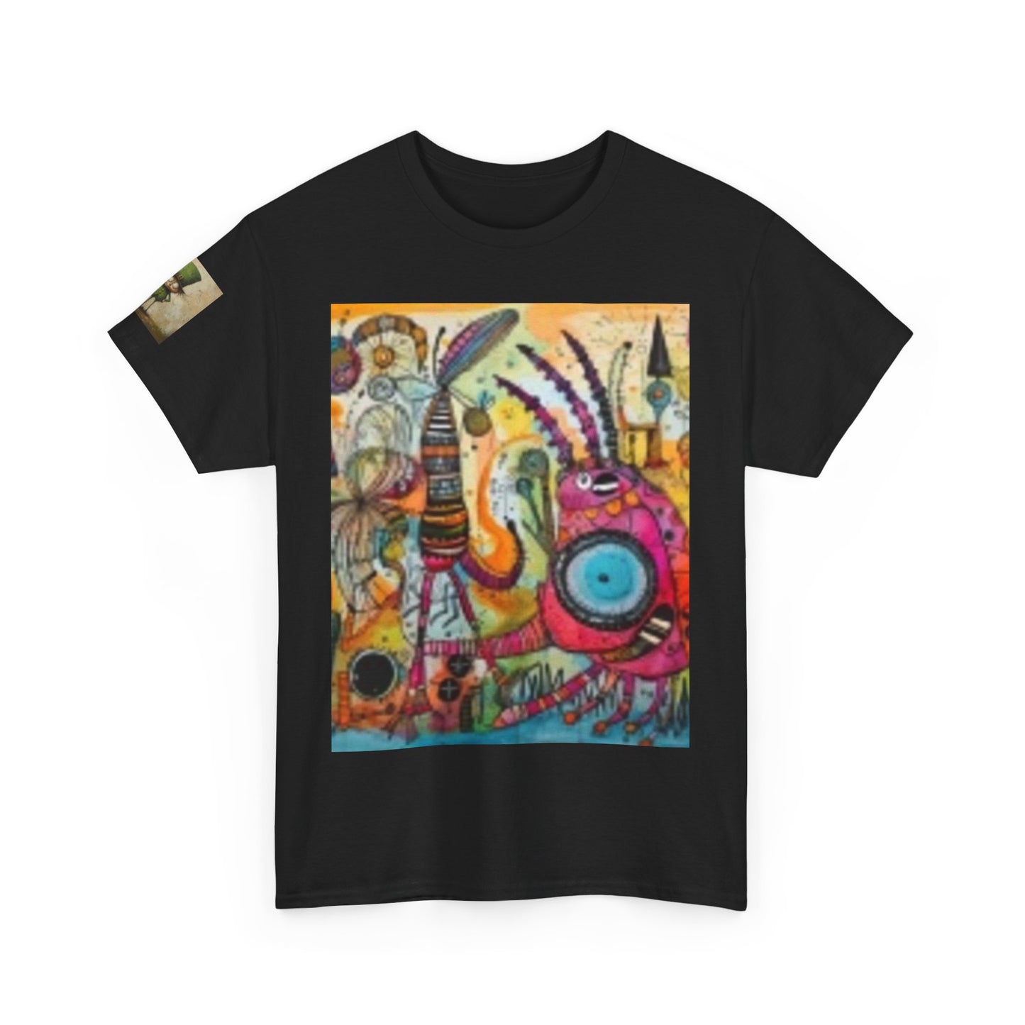 Camiseta manga corta Insectos Dibujos Animados Coloridos