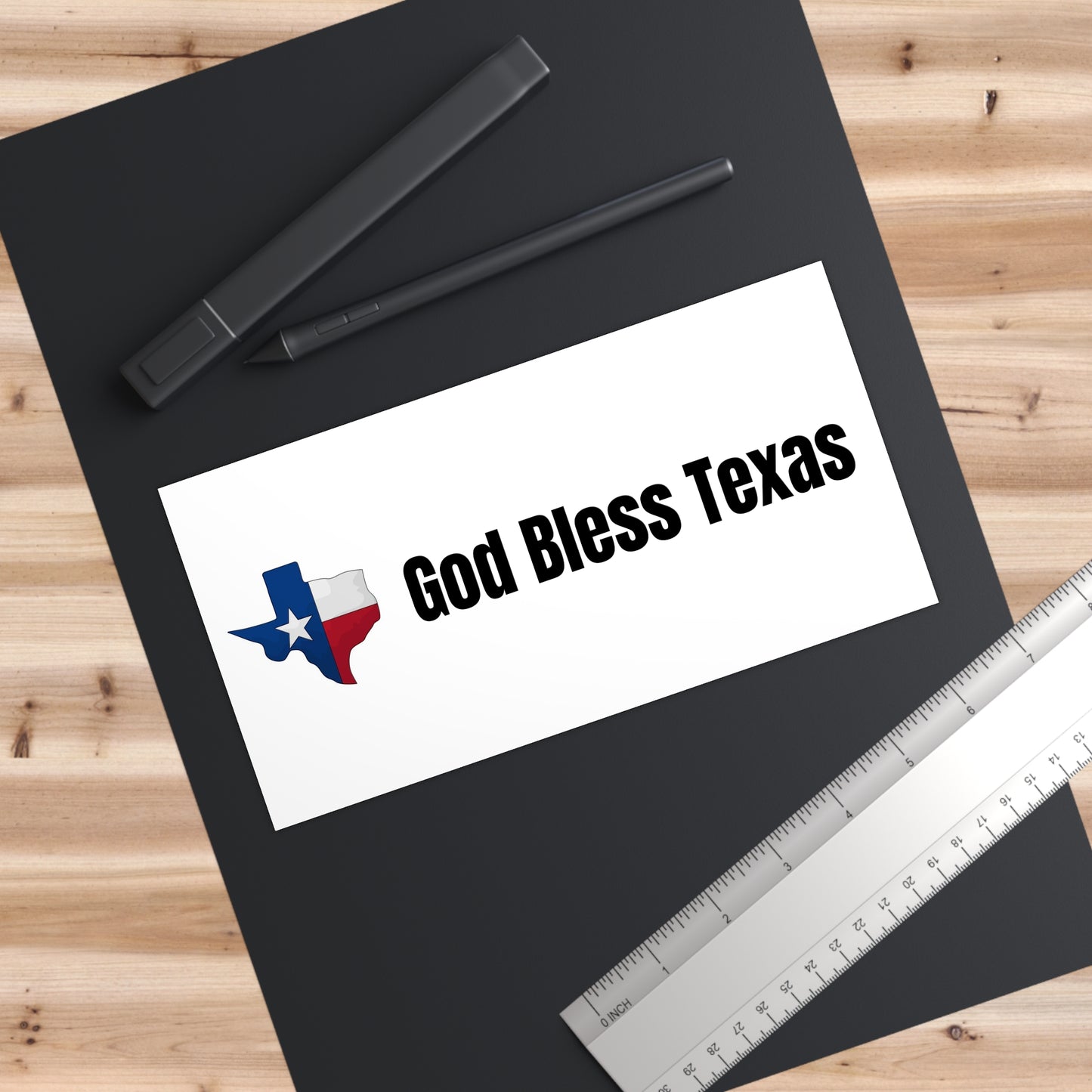 Autocollants « God Bless Texas » : parfaits pour les fiers Texans et les passionnés de road trips