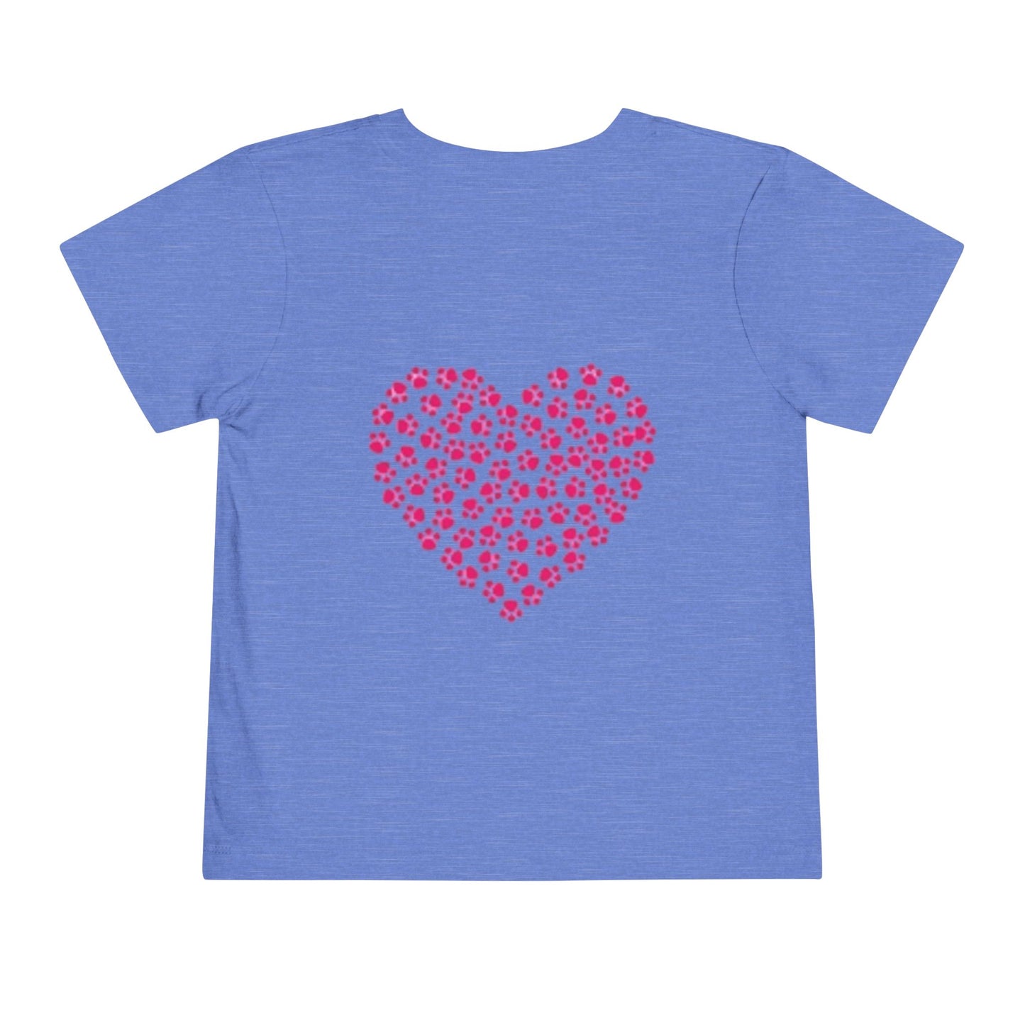 Cute Toddler Dog Jumping T-shirt & Heart, Adorable Kids T-Shirt, Pet Lover Gift, Animal Print Top, Birthday Outfit, Playwear for Toddlers