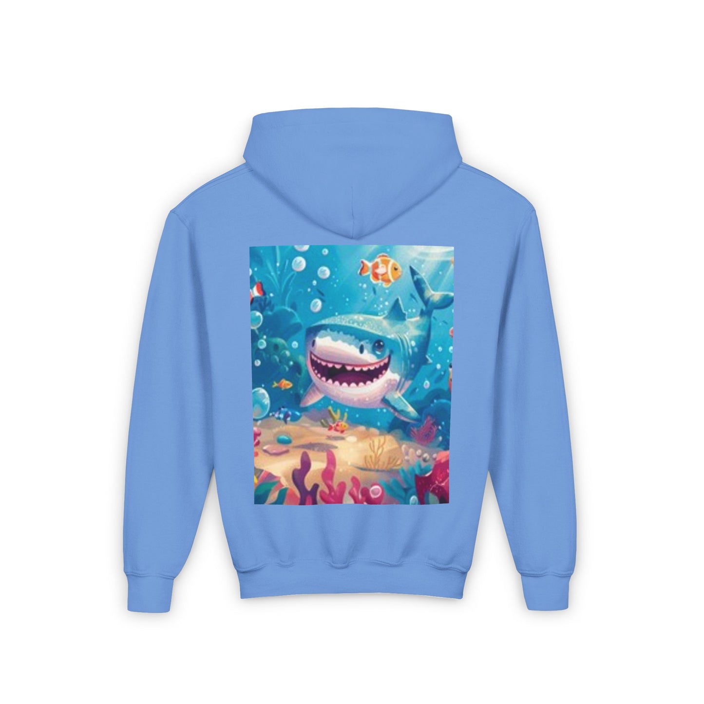 Sudadera juvenil Shark Adventure: una prenda acogedora para los amantes del océano.