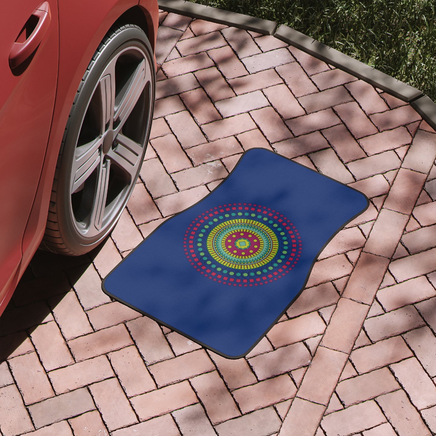 Alfombrillas para coche, 1 pieza, diseño de mandala