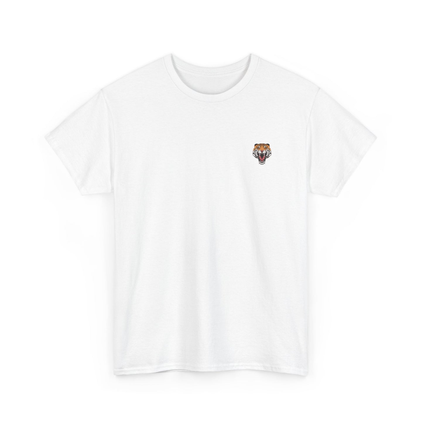 Camiseta A Japón le encanta esta camiseta de mezcla pesada con cuello redondo de tigre.