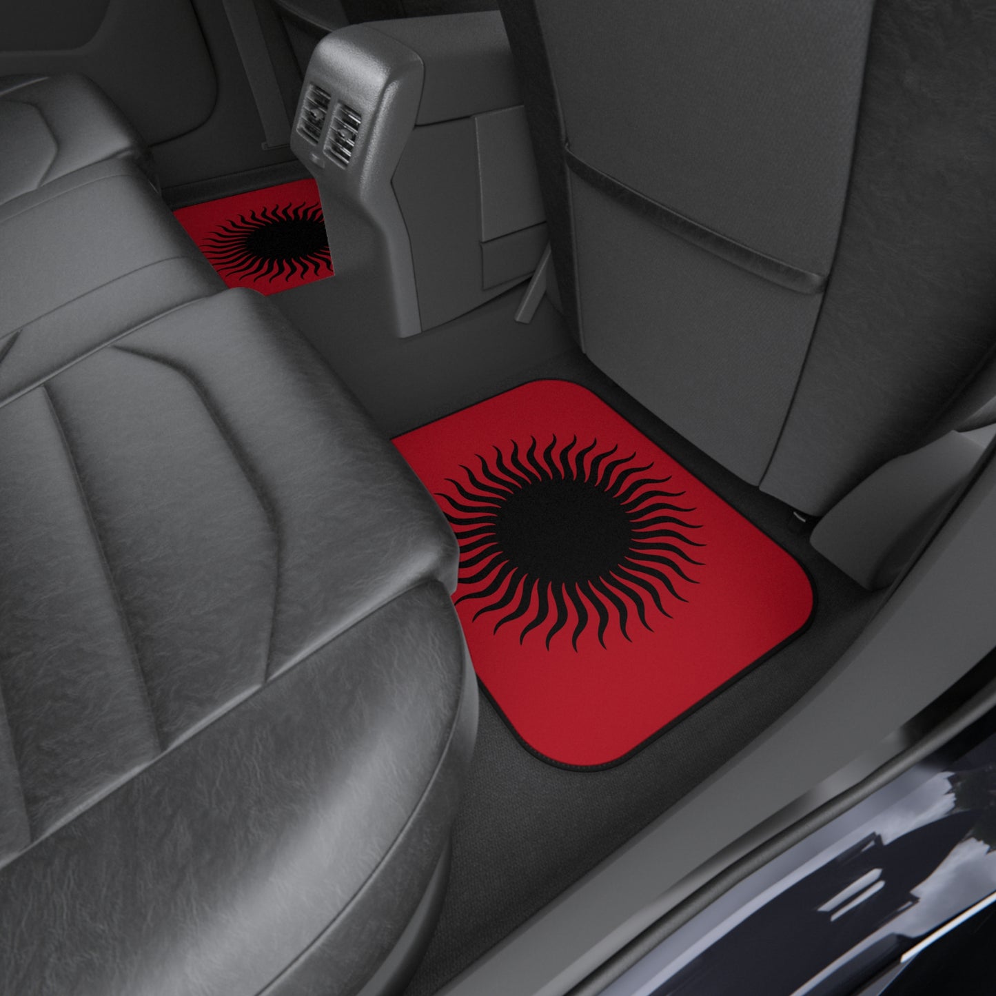 Alfombrillas para coche (juego de 4) Sol negro