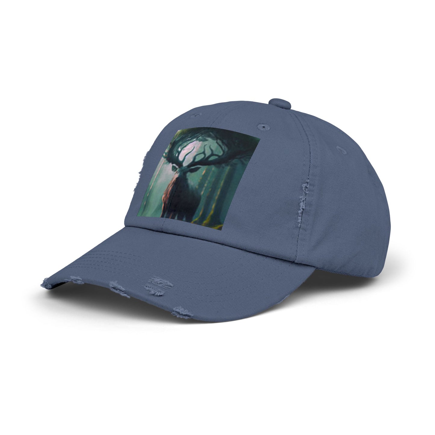 Bosque de ciervos con gorra en dificultades