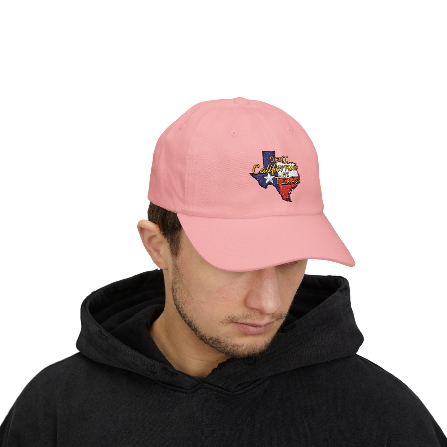 Gorra clásica de papá Texas Pride - No seas California, mi Texas