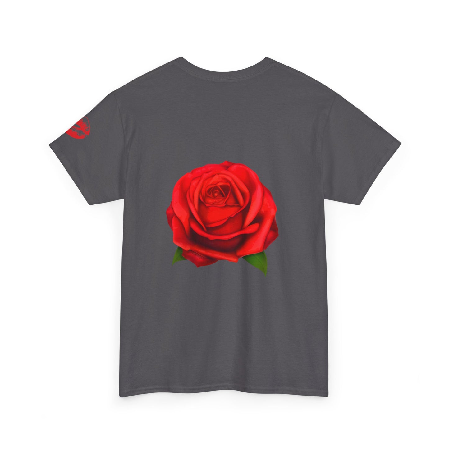 Camiseta unisex de algodón grueso con retrato elegante: ropa informal con estilo