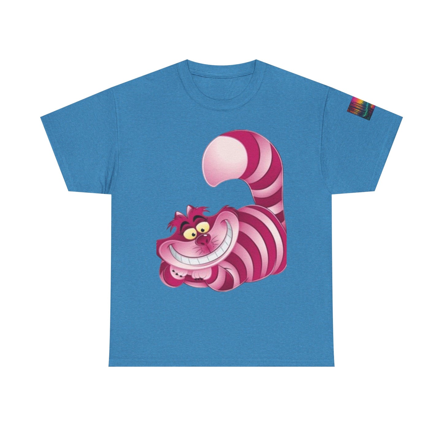 Chestire Cat Colorful Flower T-shirt