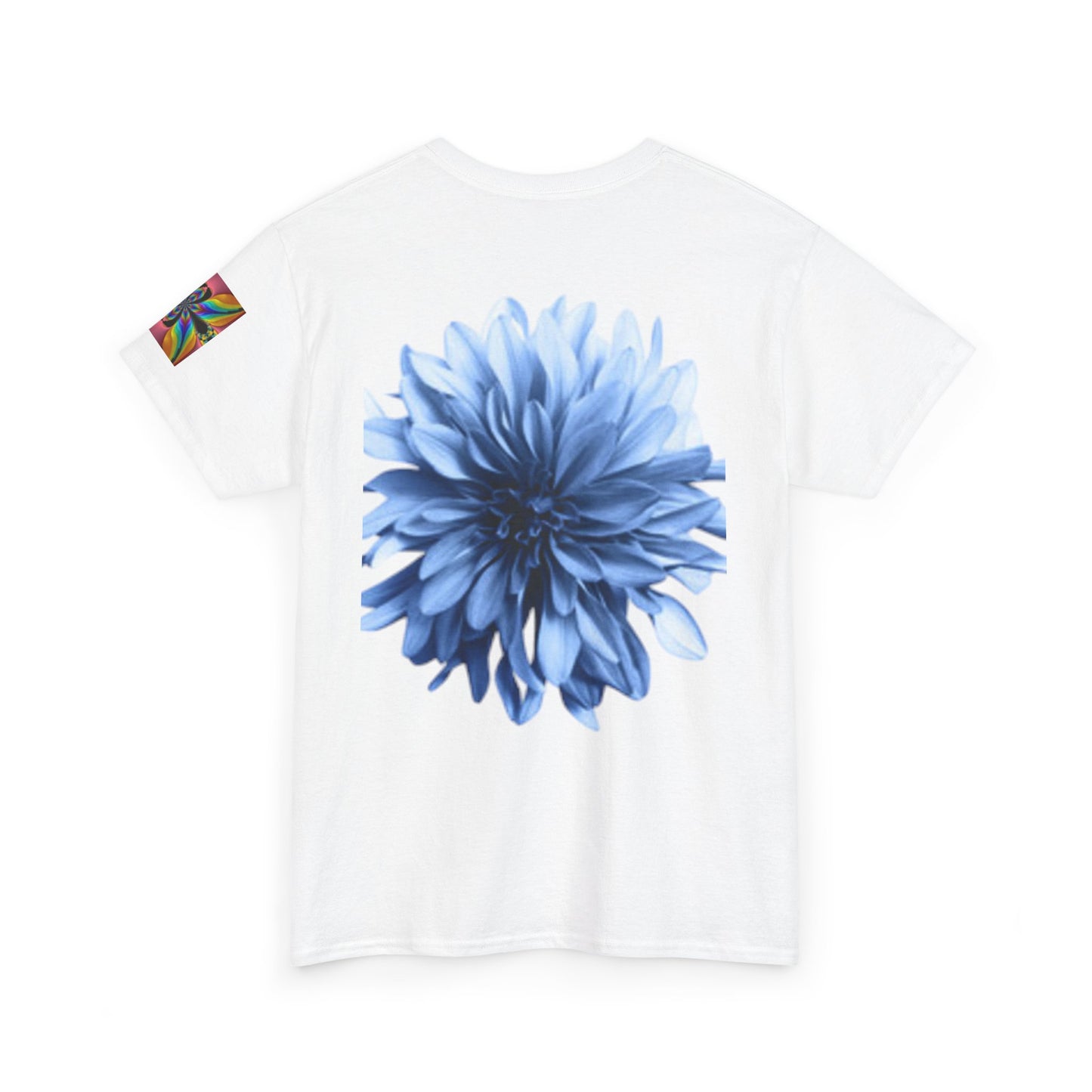 Camiseta unisex de algodón grueso con tacón alto y estampado floral: camiseta de moda para amantes del estilo.