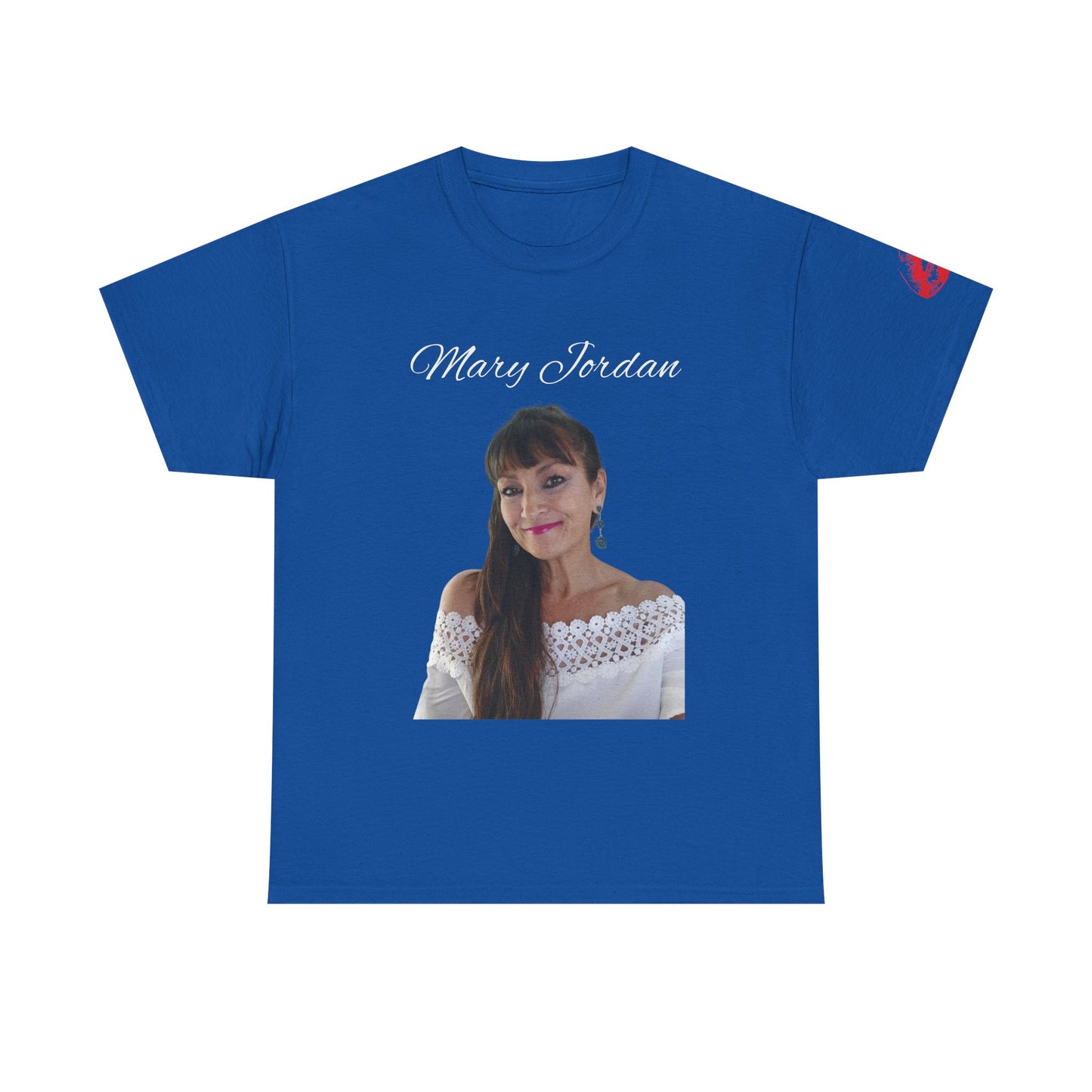Camiseta unisex de algodón grueso con retrato elegante: ropa informal con estilo