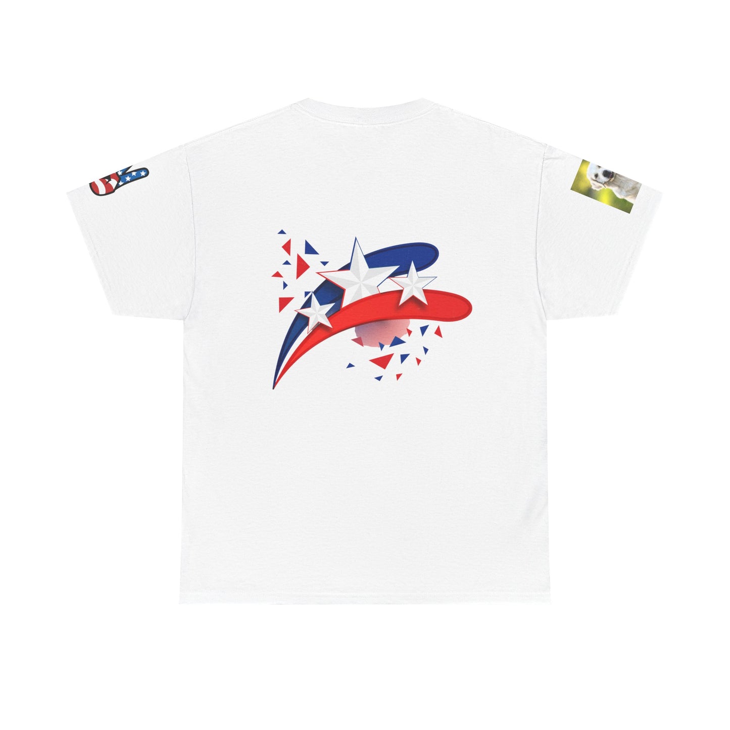Statue of Liberty Cotton T-shirt | Unisex Independence Day Shirt, Patriotic Apparel, USA Graphic Tee, 4th of July T-Shirt, American Pride Top