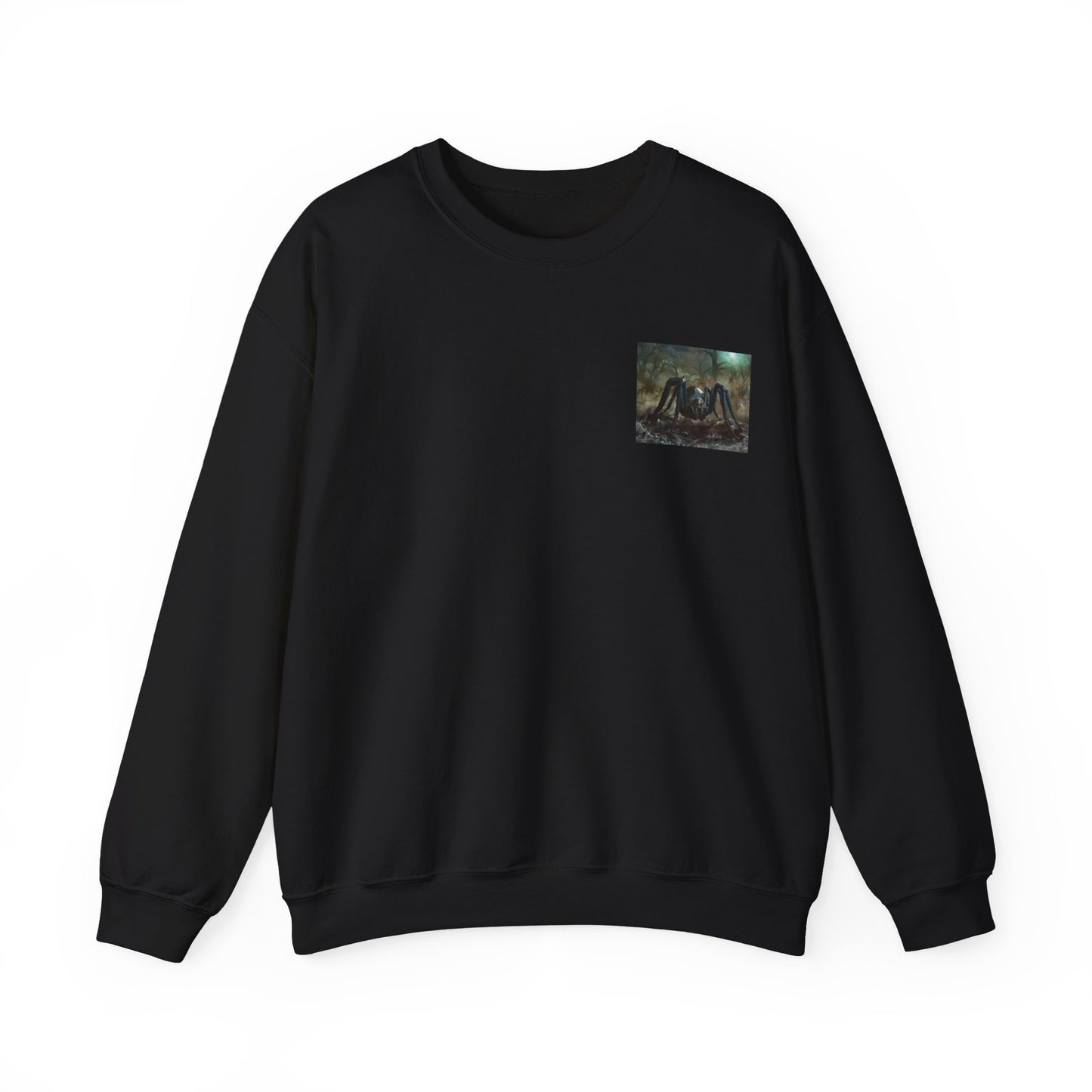 Pumpkin & Spider Unisex Heavy Blend Crewneck Sweatshirt Halloween