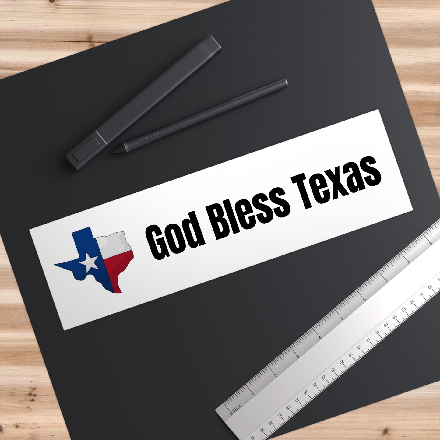 Autocollants « God Bless Texas » : parfaits pour les fiers Texans et les passionnés de road trips