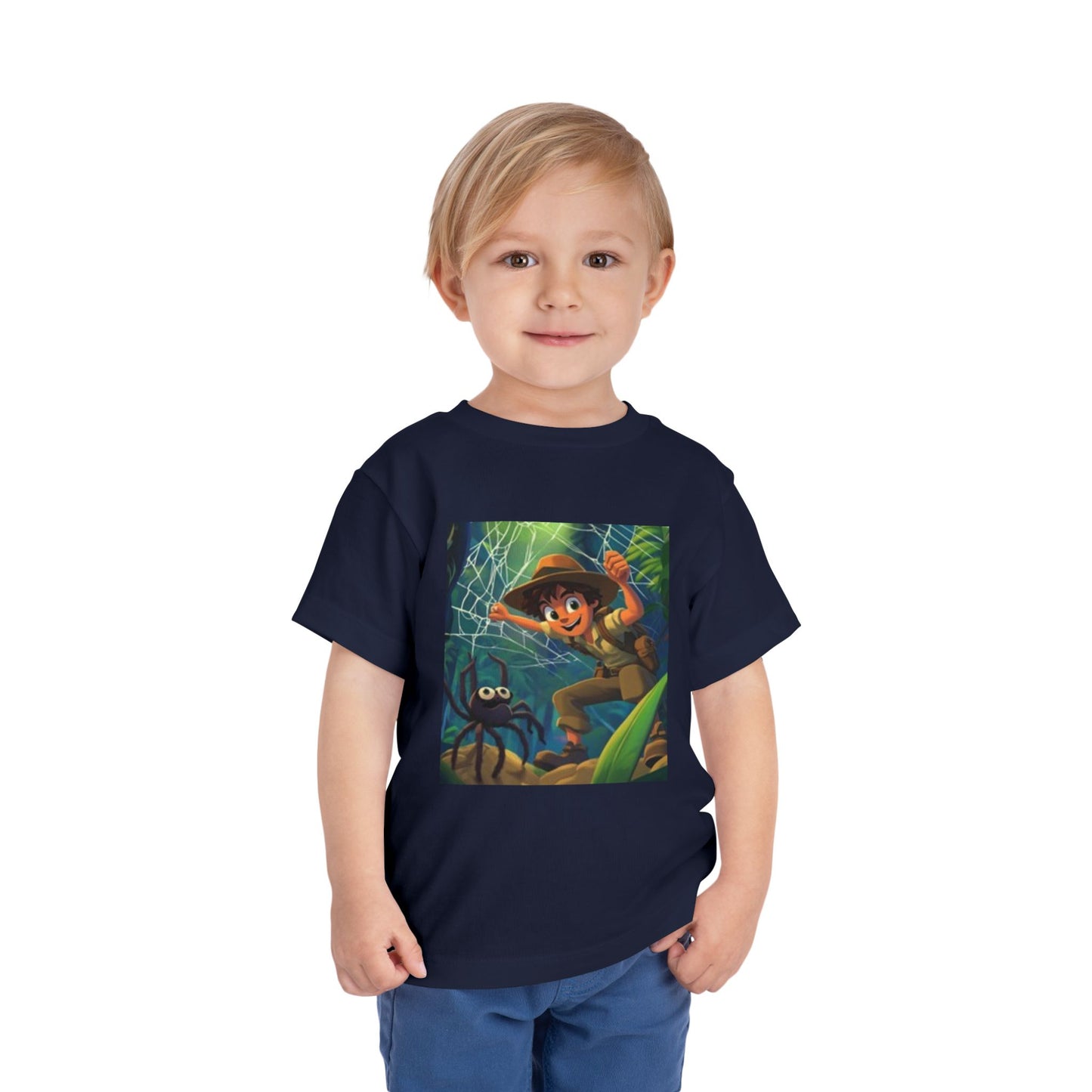 Camiseta de Explorador de Aventuras para Niños Pequeños: Diseño Divertido de Araña para Pequeños Aventureros