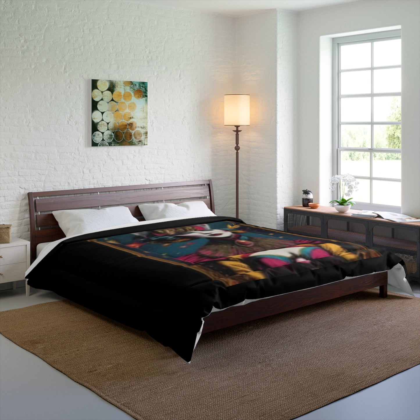 Edredón tamaño king de 104" x 88", hermosa elfa