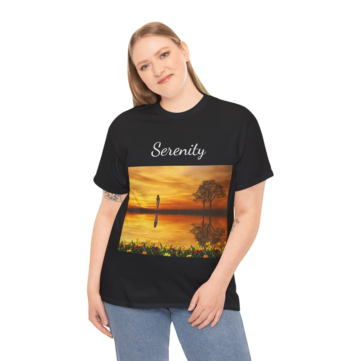 Camiseta Sunset Serenity...¡Veamos 1.000 atardeceres alrededor del mundo!