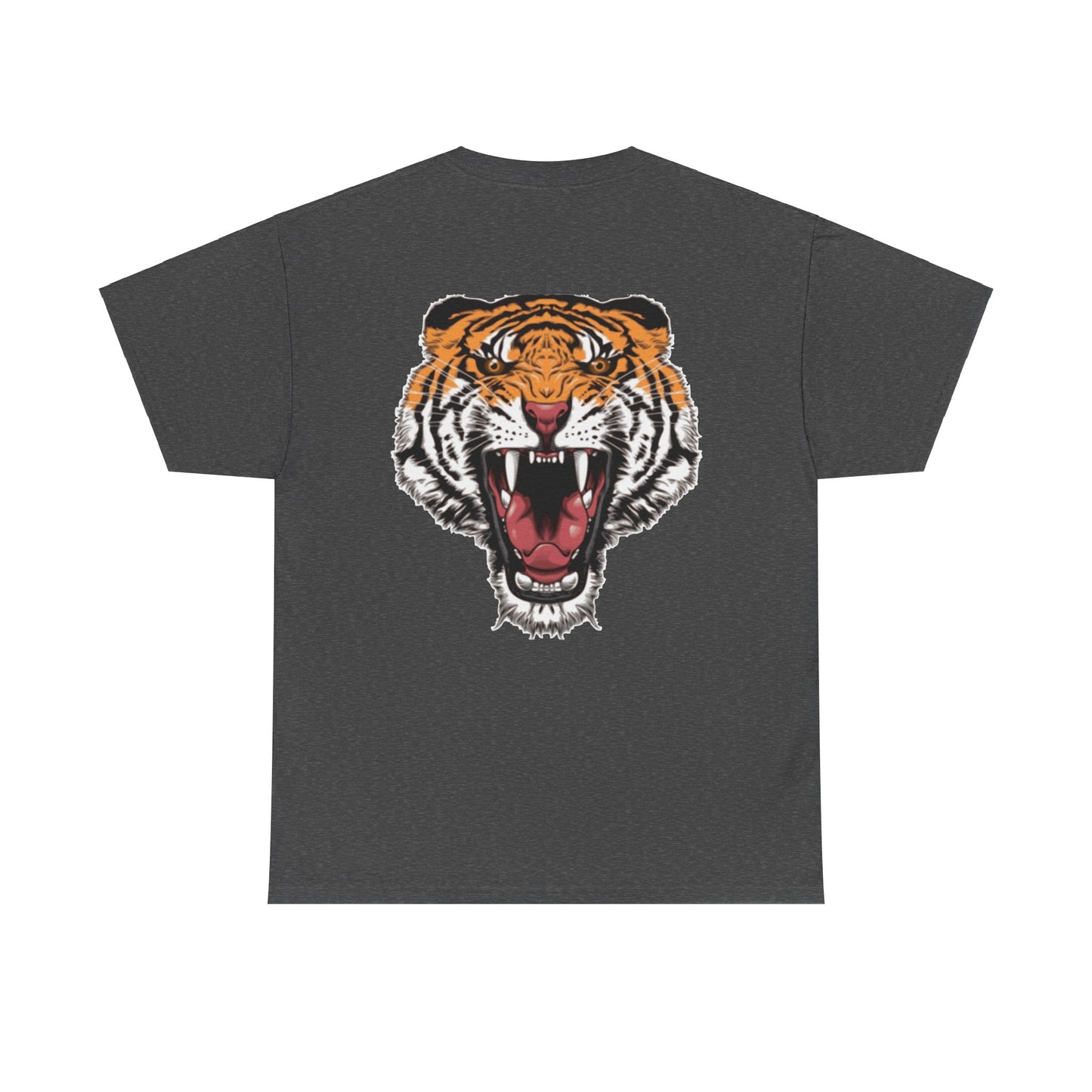 Camiseta A Japón le encanta esta camiseta de mezcla pesada con cuello redondo de tigre.