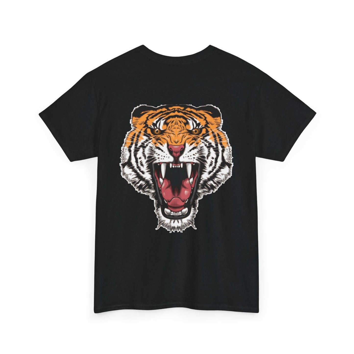 Camiseta A Japón le encanta esta camiseta de mezcla pesada con cuello redondo de tigre.