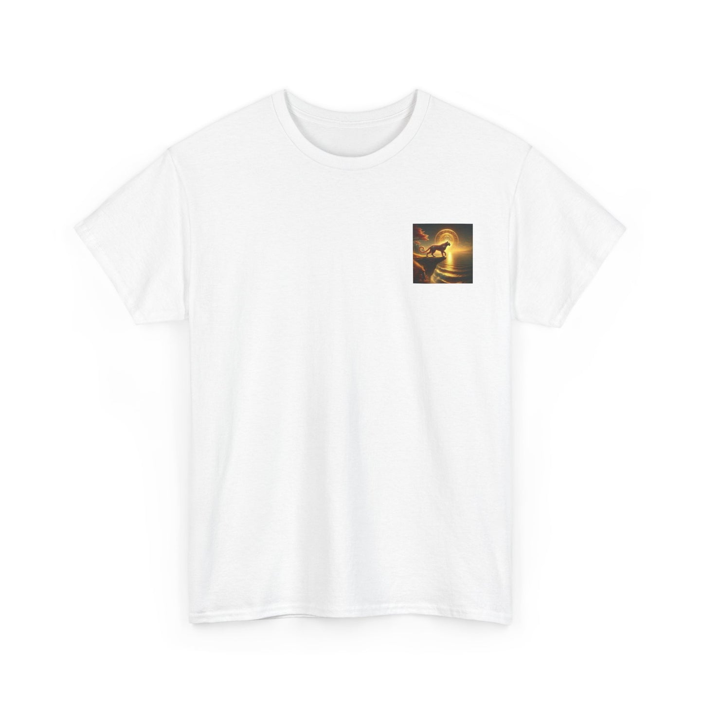 Camiseta Tallas grandes Tigre al borde del acantilado al atardecer ¡Hermosa! Texas ¡Me encantó esta camiseta!