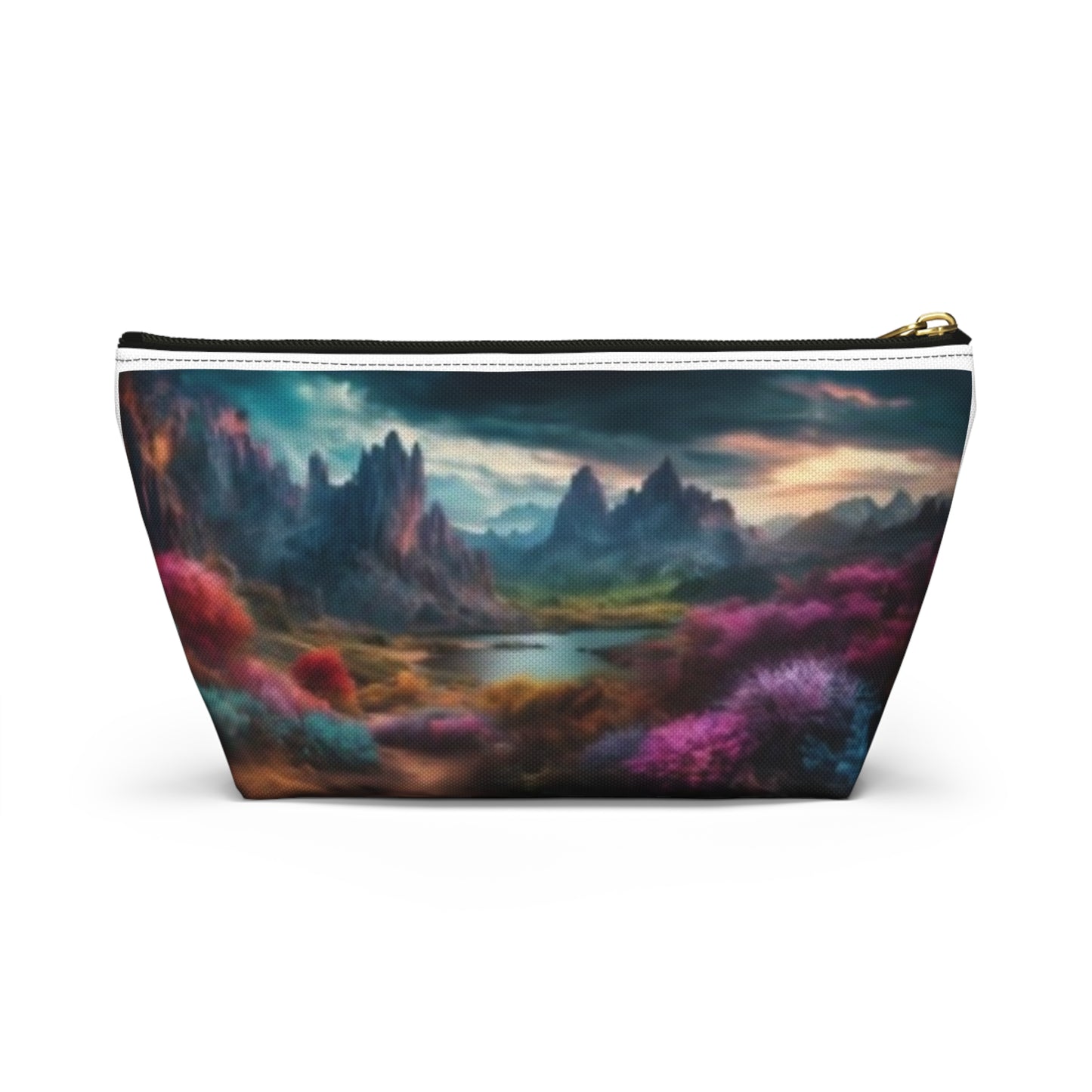 Bolsa de accesorios Scenic Colorado: bolsa de viaje con base en T y diseño de las Montañas Rocosas