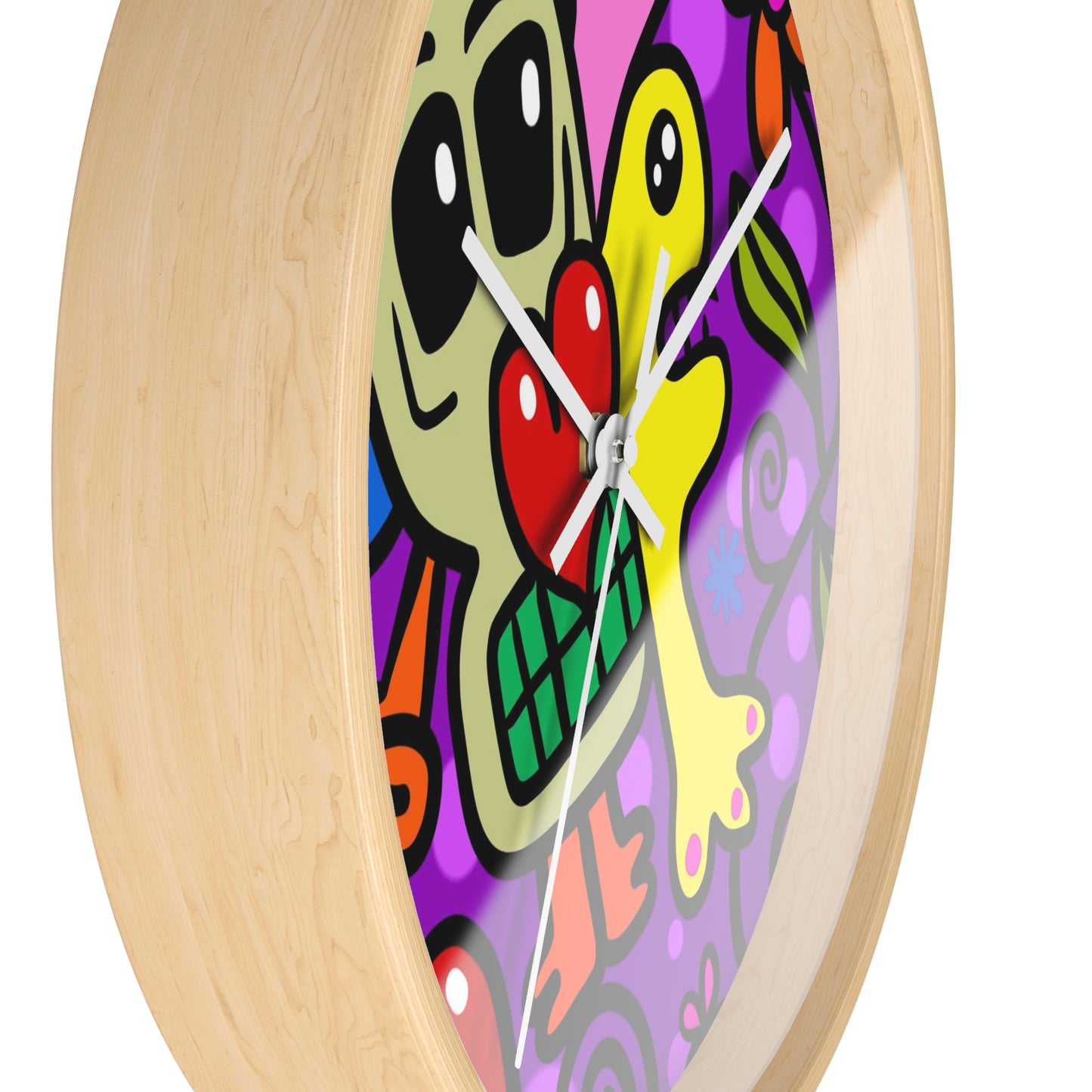Reloj de pared de dibujos animados divertidos