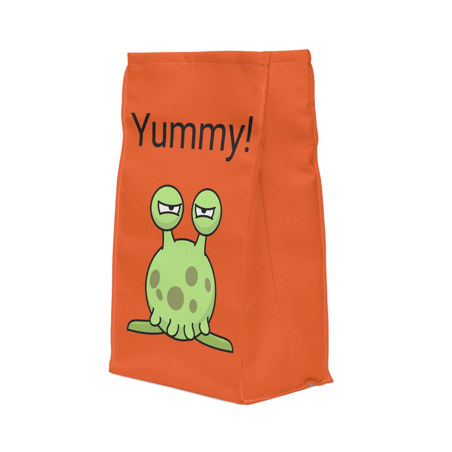 Bolsa de almuerzo de poliéster verde extraterrestre Yummy