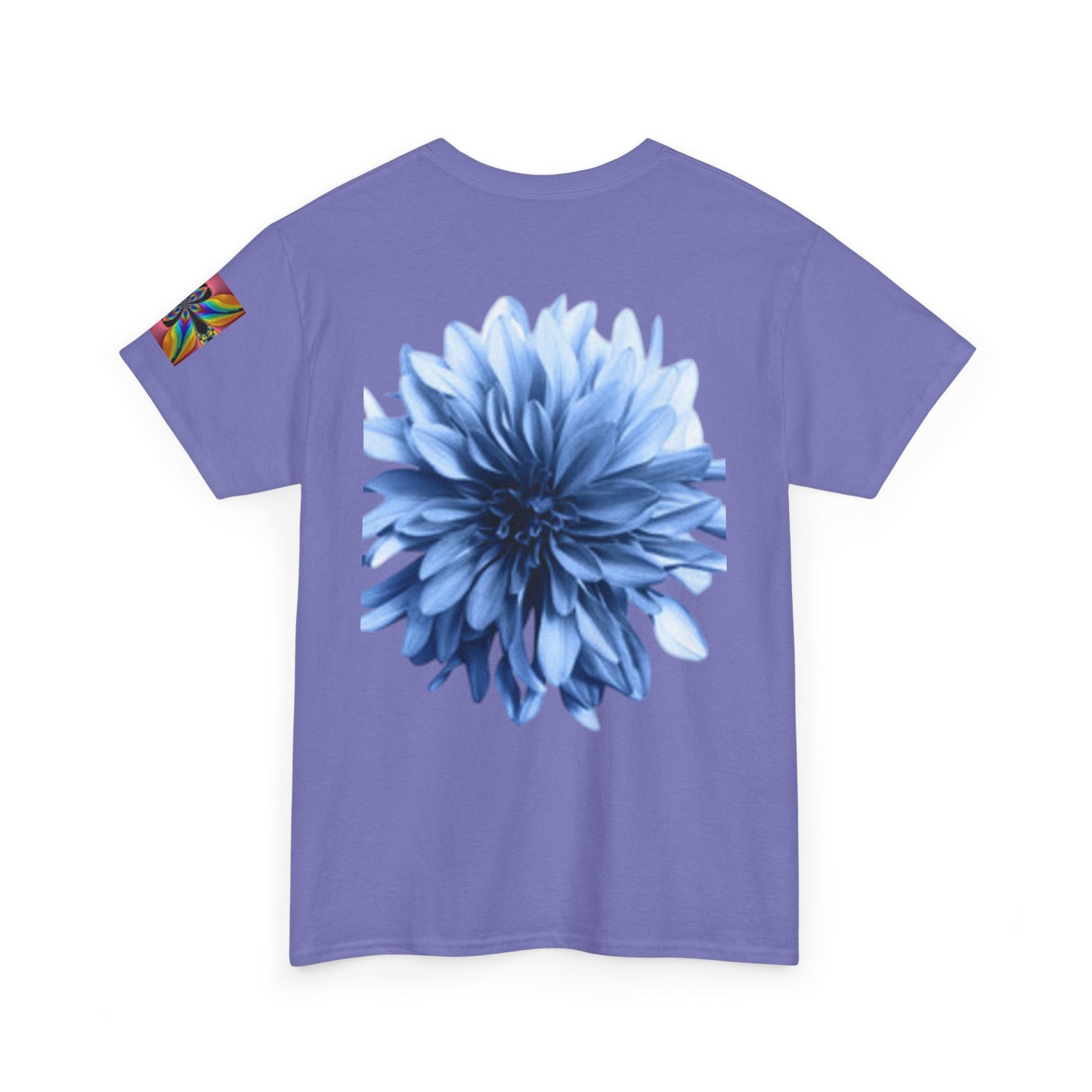 Camiseta unisex de algodón grueso con tacón alto y estampado floral: camiseta de moda para amantes del estilo.