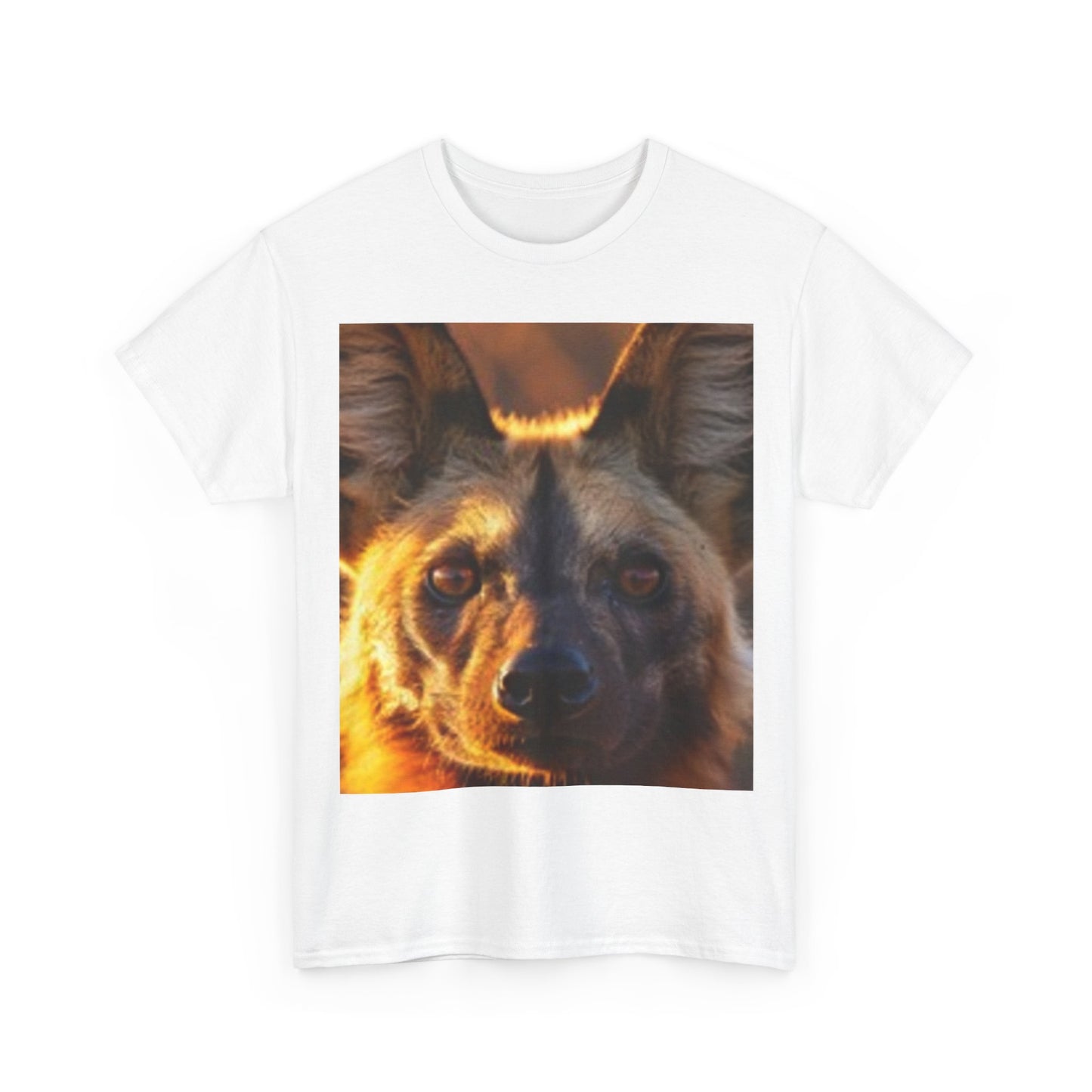Dog's Face Unisex Heavy Cotton T-shirt I Love Dogs!