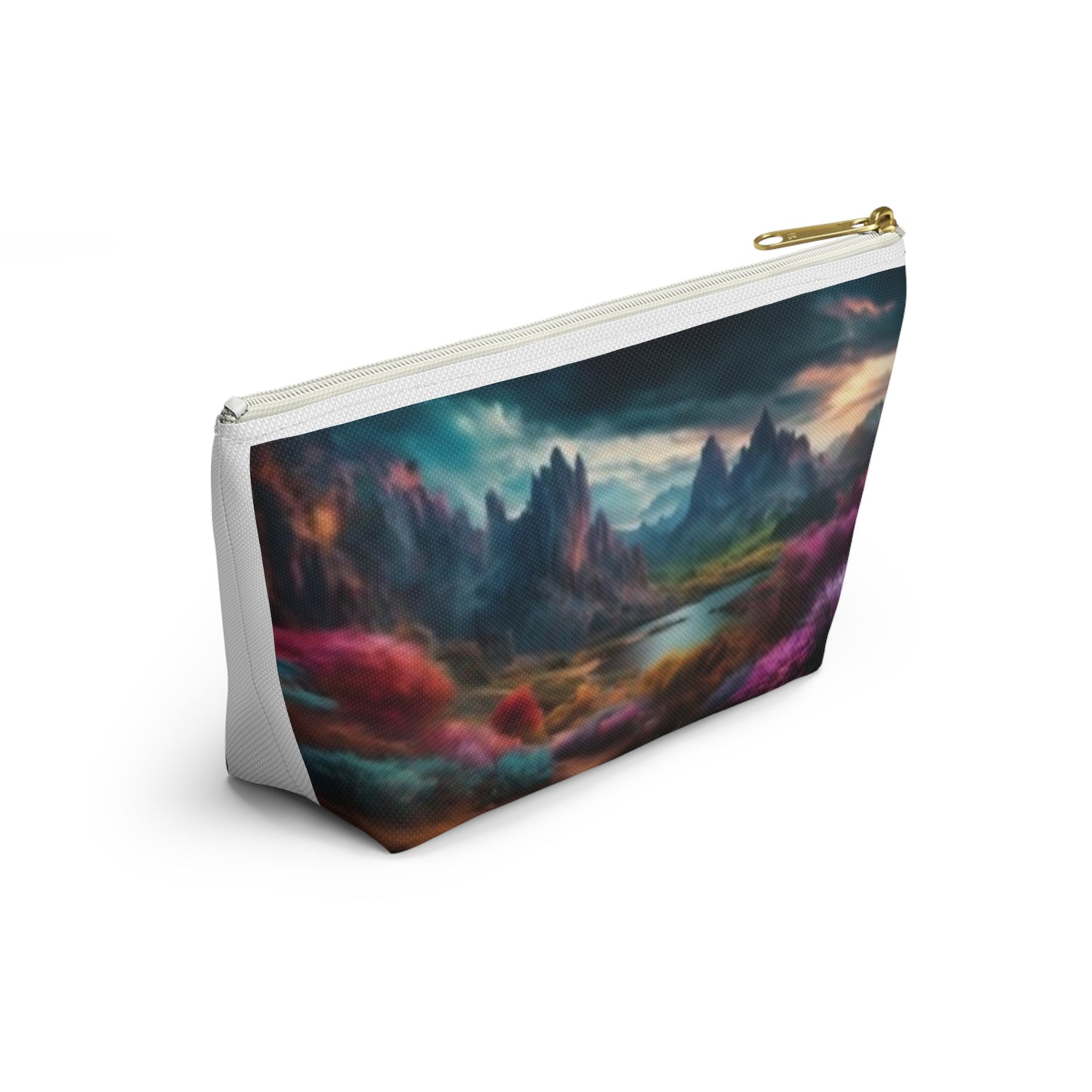 Bolsa de accesorios Scenic Colorado: bolsa de viaje con base en T y diseño de las Montañas Rocosas