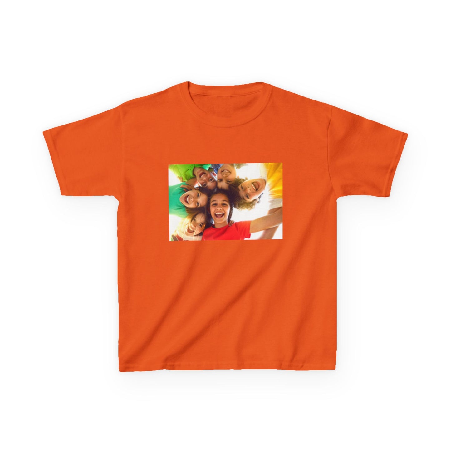 Colorful Fun Kids & Happy Face Tee - Playful Cotton T-Shirt for Summer Adventures, Birthday Gifts, Family Gatherings, Everyday Wear, Back-to-School