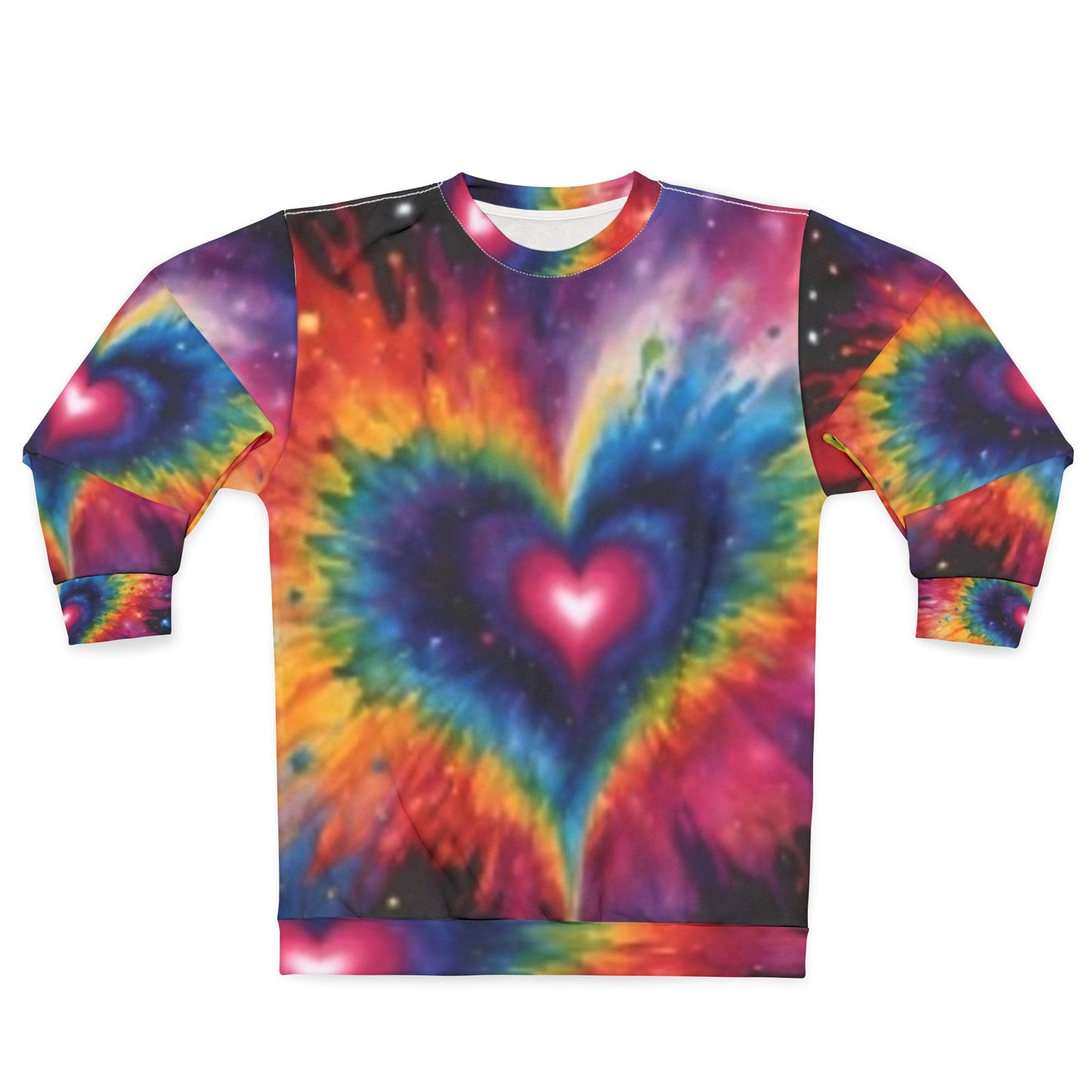 Sudadera efecto tie-dye Multicolor