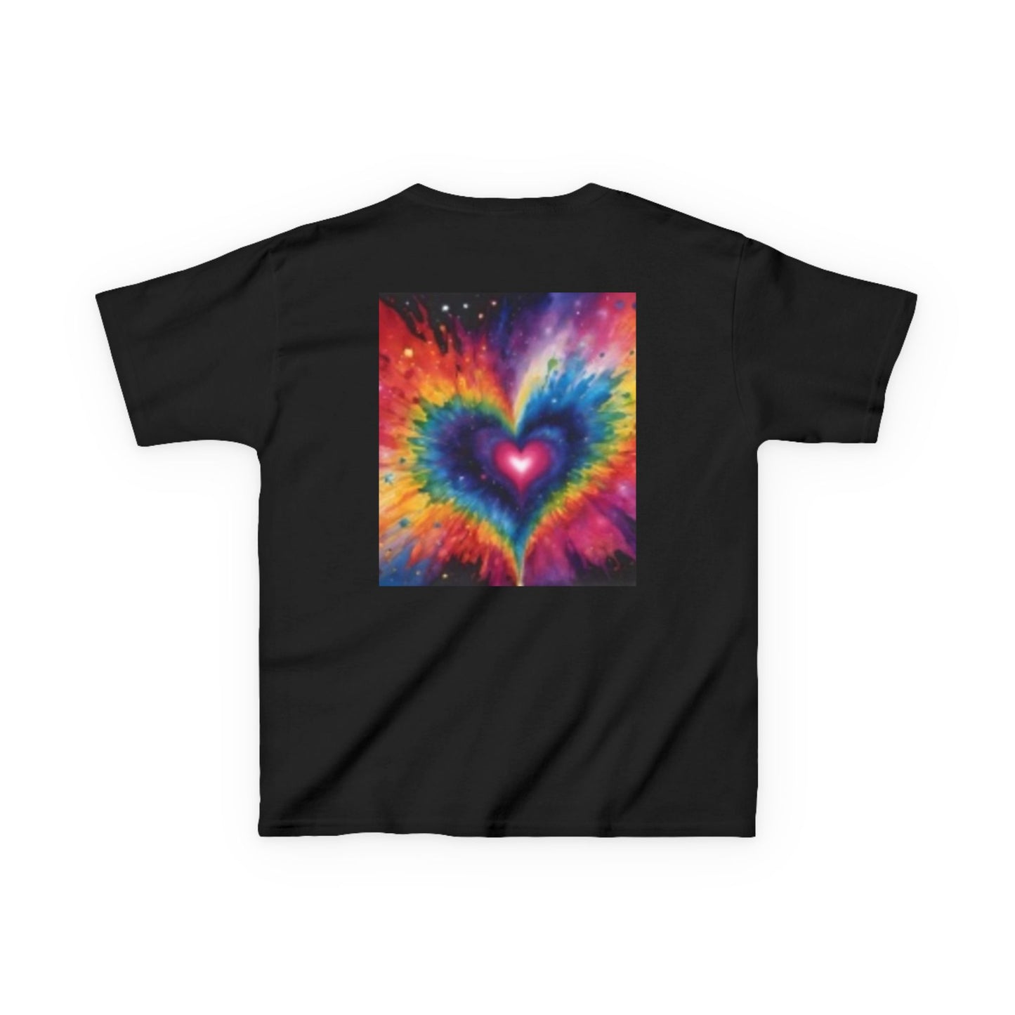 Great Family Colorful Heart T-shirt Teenagers🤟🦋✨😁🌍